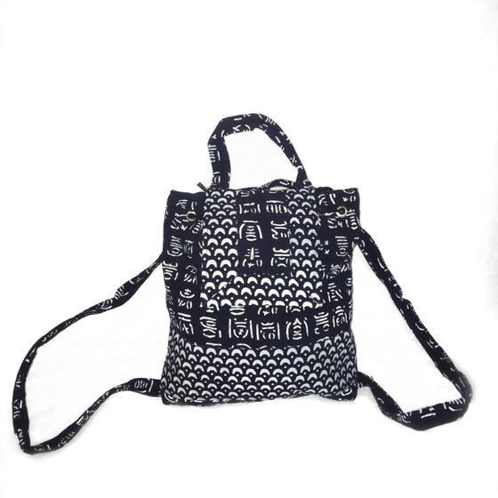 Indigo fliptop backpack